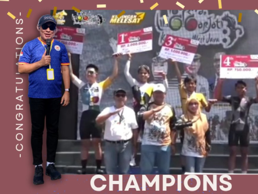 Ketua KONI Sumbawa Bangga, Abid Raih Peringkat 3 di Tour de Linggarjati