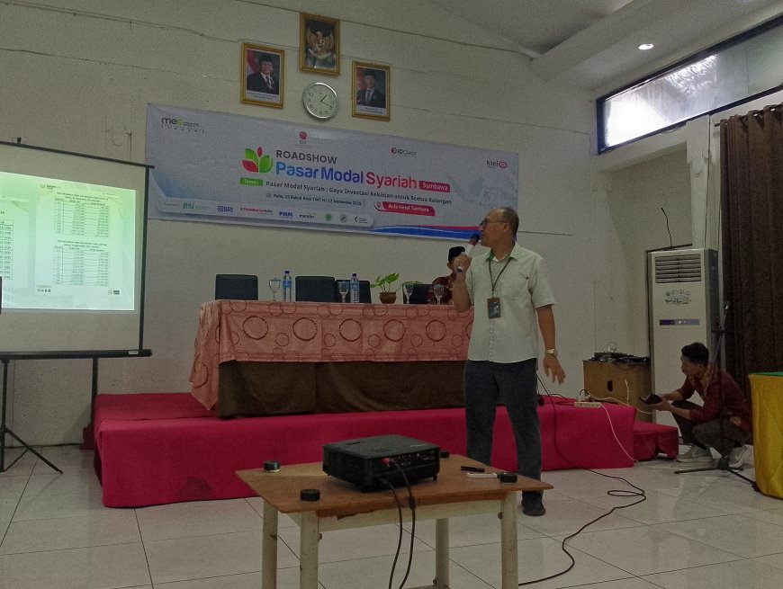 Gelar Roadshow Pasar Modal Syariah, MES Sumbawa Ajak Masyarakat Berinvestasi Halal