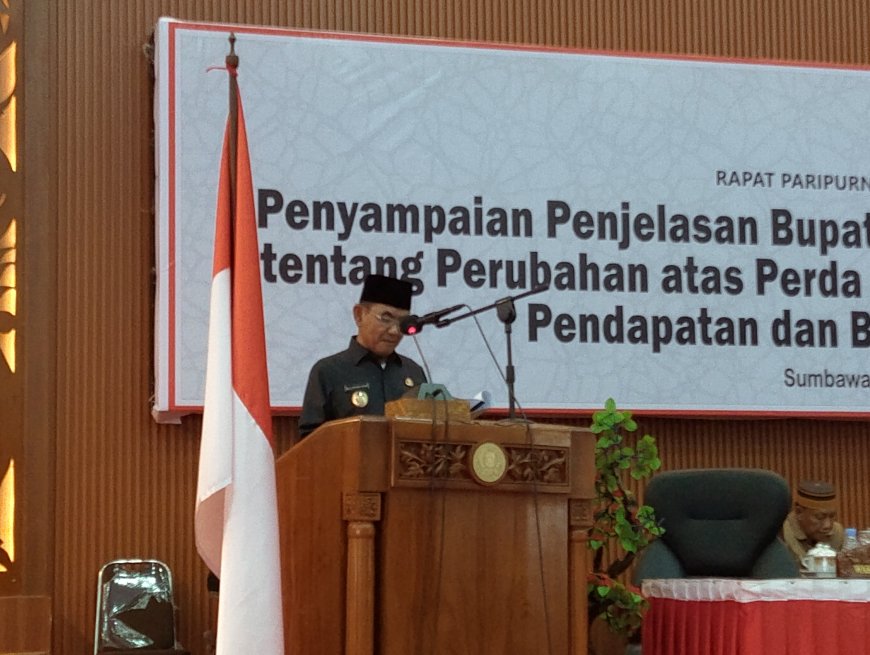 Sidang Paripurna DPRD Sumbawa: Wakil Bupati Mohamad Ansori Ajukan Perubahan APBD 2025