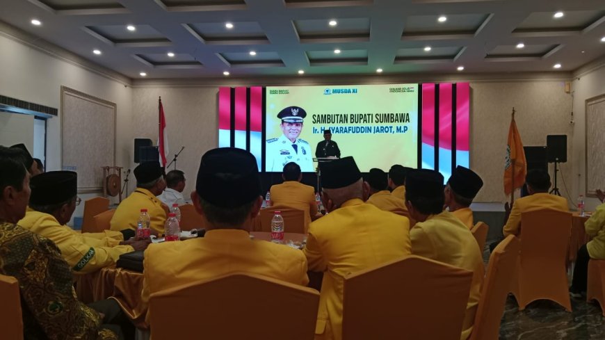 Bupati Hadir, Berlian Rayes Calon Tunggal: Musda XI Golkar Jadi Ajang Konsolidasi