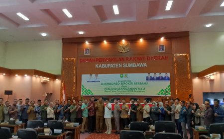 Luncurkan Sipokir Bersama, Bupati Sumbawa: Ini 'Payung Hukum' Digitalisasi, Wujudkan Perencanaan Paperless Cepat dan Akurat!"