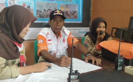 Penuh Antusiasme, Pramuka Sumbawa Kuasai Tiga Mode Komunikasi Radio di JOTA-JOTI 2025
