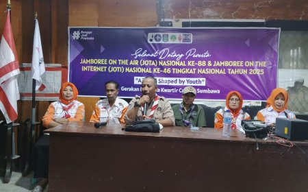 Sinyal Kuat Pramuka Sumbawa: 250 Peserta JOTA JOTI Siap Jadi Garda Komunikasi Bencana