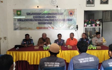 BPBD Sumbawa Latih 30 Warga Desa Marga Karya Jadi Garda Terdepan Mitigasi Bencana