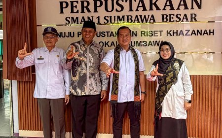 Sambut Gubernur NTB, SMAN 1 Sumbawa  Besar Luncurkan Perpustakaan Riset Berbasis Hasanah Lokal, Siap Jadi Acuan Dunia