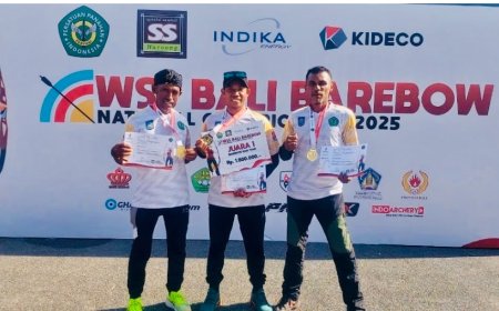 Dua Prestasi  Atlet Panahan Di Jenjang Nasional. KONI Sumbawa Apresiasi  M Ali Raih Emas dan Desy Dwi Jayanti  Peringkat 1 Pelatihan Wasit Panahan