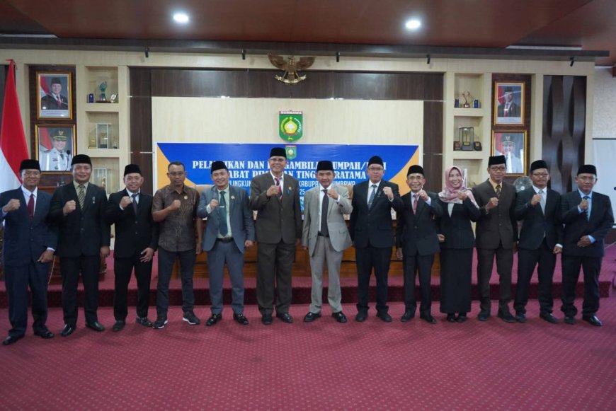 Dukung Penguatan Birokrasi, Ketua DPRD Sumbawa Tekankan Integritas dan Sinergi Paska Pelantikan 8 Eselon II
