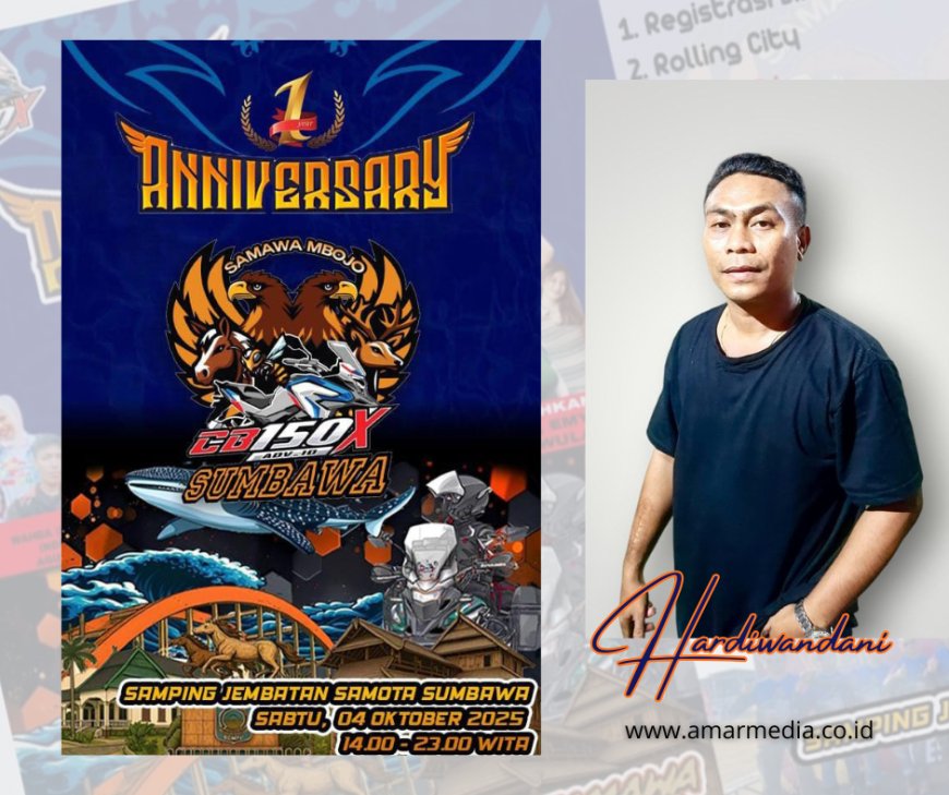 Anniversary Pertama CB 150X Sumbawa Siap Guncang Samota, Rangkul Bikers Lintas Nusantara