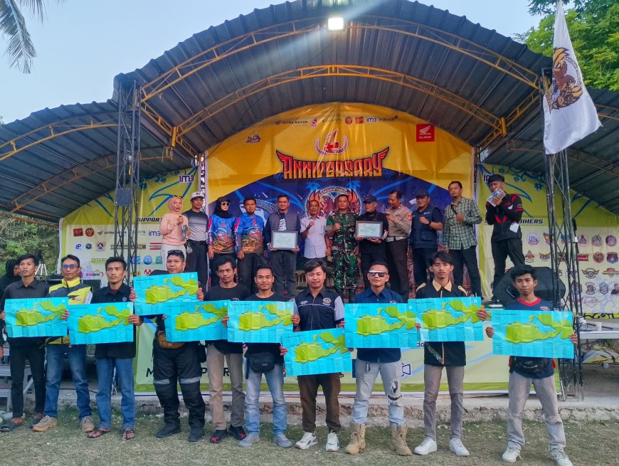 Sambutan Ketua Umum Nasional CB150X Adventure Indonesia pada Anniversary Pertama Chapter Sumbawa