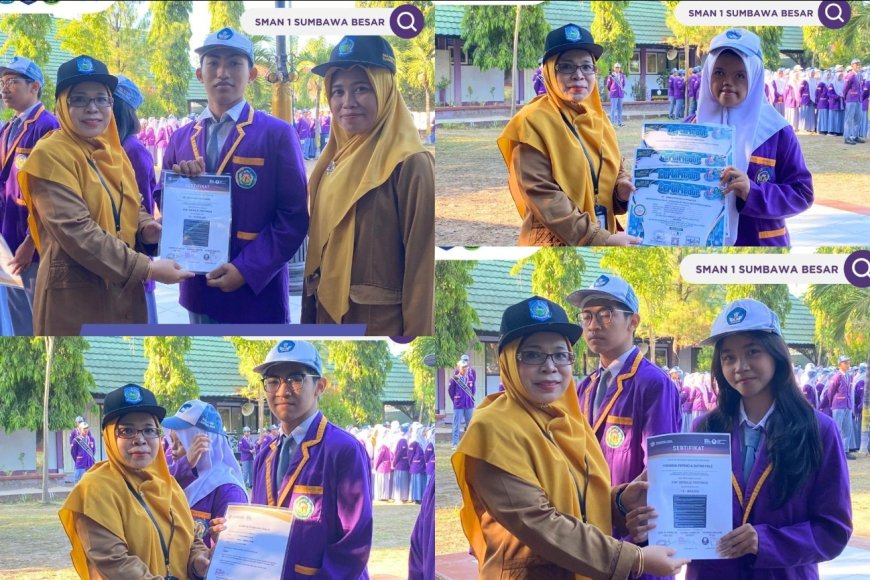 Kepala SMAN 1 Sumbawa Besar Apresiasi Siswa Berprestasi di Kancah Olimpiade Internasional dan Nasional 2025