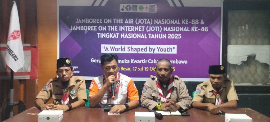 Jambore Jota Joti Resmi Dibuka, 250 Pramuka Ikuti Kegiatan Teknologi Komunikasi Nasional