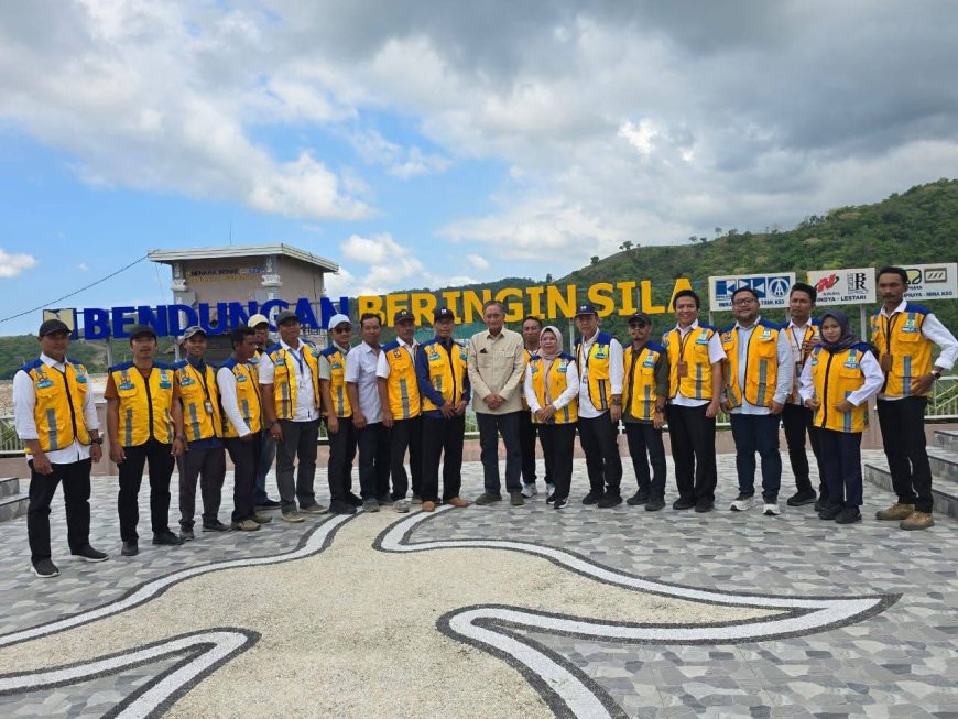 Wakil Ketua I DPRD Kabupaten Sumbawa Dampingi Menteri PUPR Kunjungi Bendungan Beringin Sila