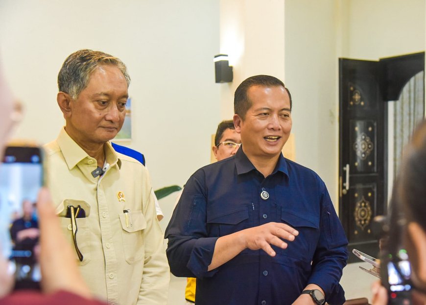 Gubernur NTB Dampingi Menteri PUPR Tinjau Proyek Strategis Libatkan Masyarakat Lokal