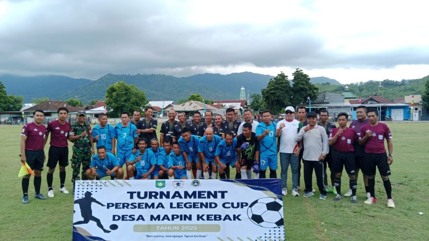 KONI Sumbawa Apresiasi Gelaran “Legend Cup Mapin Kebak”  Contoh Nyata Olahraga Sebagai Perekat Silaturahmi Lintas Generasi