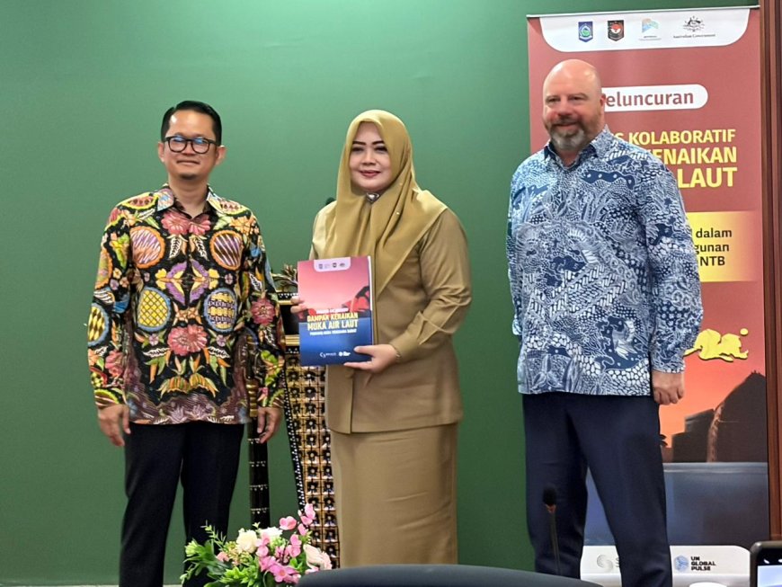 Luncurkan Studi Dampak Kenaikan Air Laut, NTB Perkuat Kebijakan Pembangunan Berbasis Data Iklim