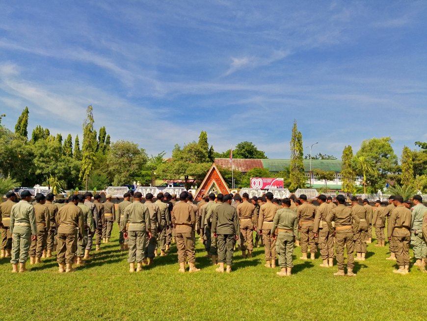 Bupati Sumbawa Resmi Buka Latihan Gabungan SATPOL PP NTB 2025: Tegaskan Pentingnya Ketegasan Humanis dan Integritas