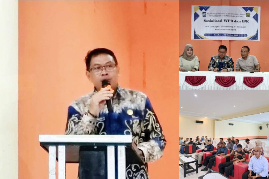 Hadiri Sosialisasi ESDM NTB, Sekda Sumbawa Tegaskan Komitmen Tertibkan dan Legalkan Pertambangan Rakyat