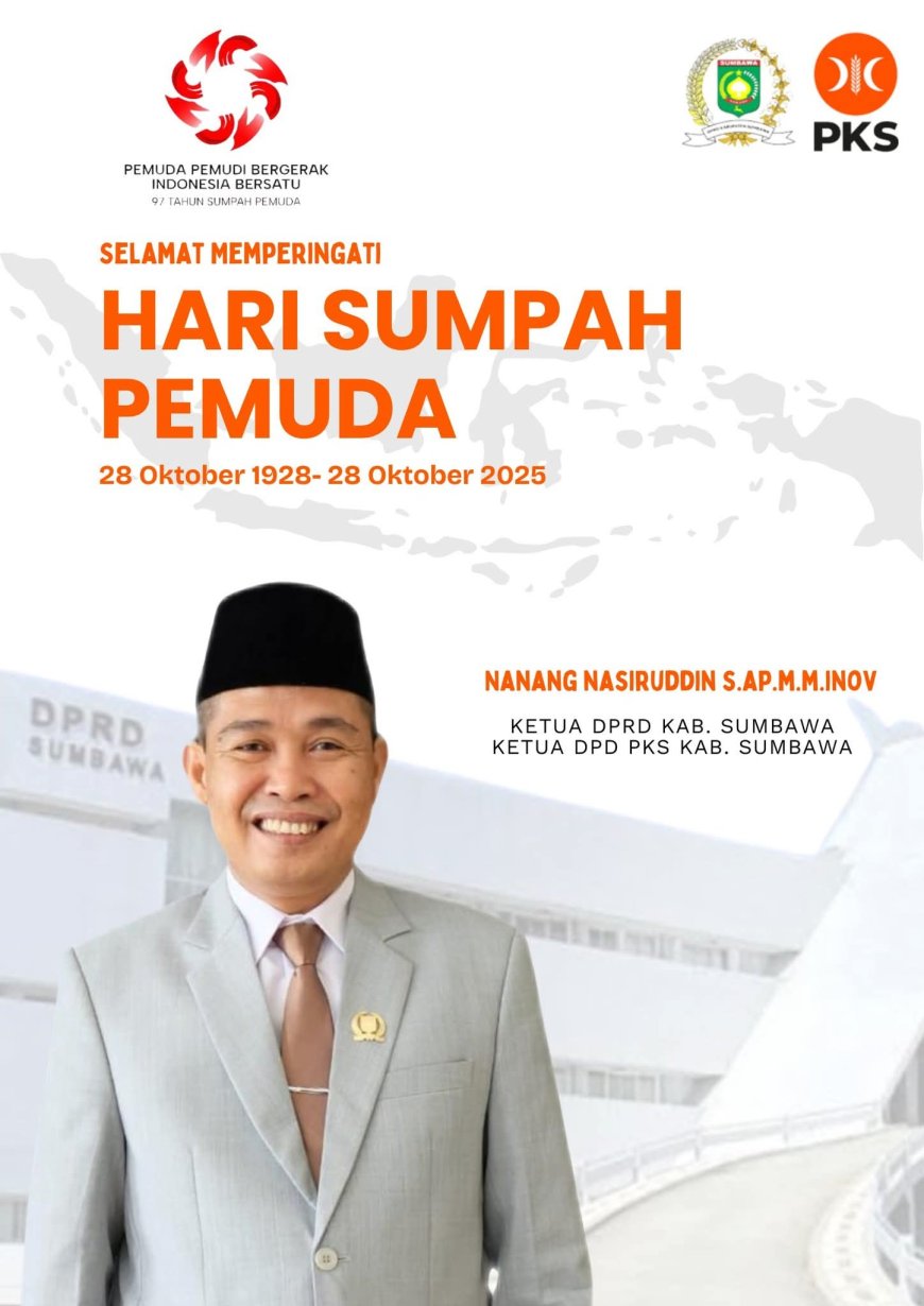 Ketua DPRD Sumbawa: Kekuatan Bangsa Lahir dari Persatuan Pemuda, Ajak Generasi Muda Terus Berkarya dan Berinovasi