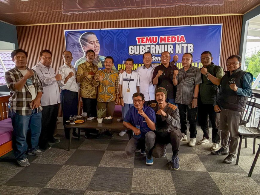 Bertemu Media : Gubernur NTB Fokus Pembangunan Pulau Sumbawa, Angkat Isu Kesenjangan Kesehatan dan Infrastruktur