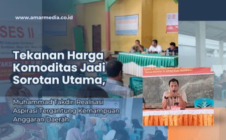 Tekanan Harga Komoditas Jadi Sorotan Utama, Muhammad Takdir: Realisasi Aspirasi Tergantung Kemampuan Anggaran Daerah