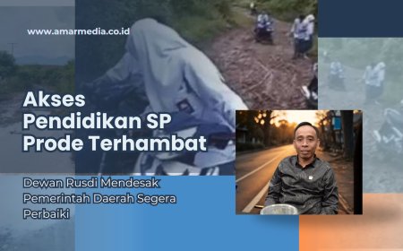 Akses Pendidikan SP Prode Terhambat, Dewan Rusdi Mendesak Pemerintah Daerah Segera Perbaiki