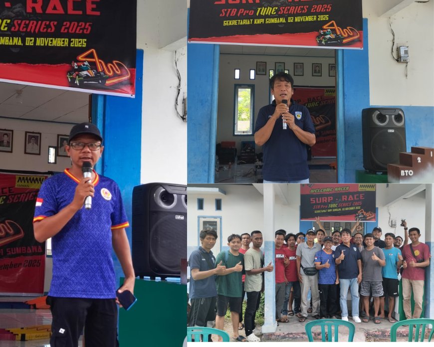 KONI  Bersama IMI  Sumbawa Buka dan Lepas  Surp Race Tamiya STB Pro Tune Up Series 2025: Dorong Lahirnya Atlet Mekanika dari Hobi