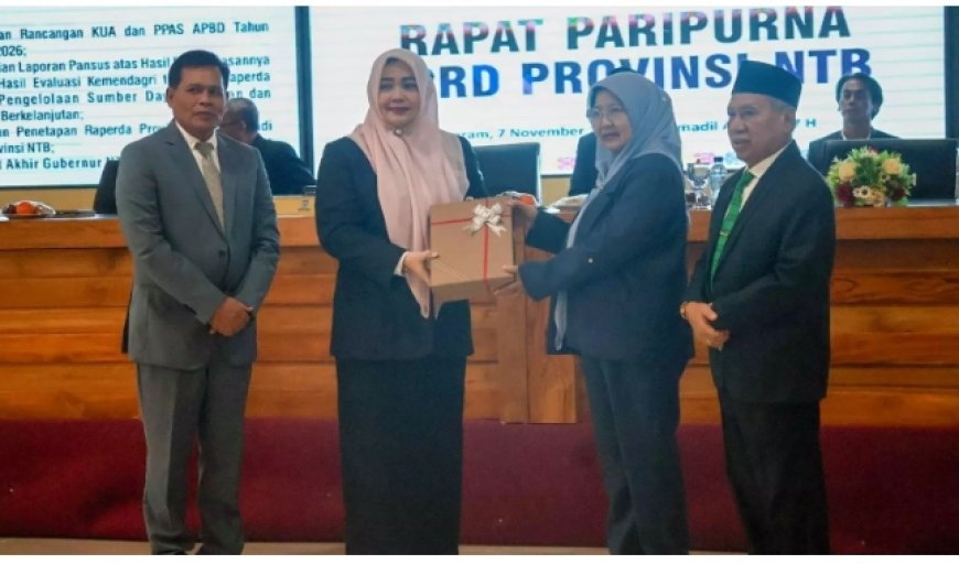 Wakil Gubernur Serahkan Rancangan KUA dan PPAS APBD 2026