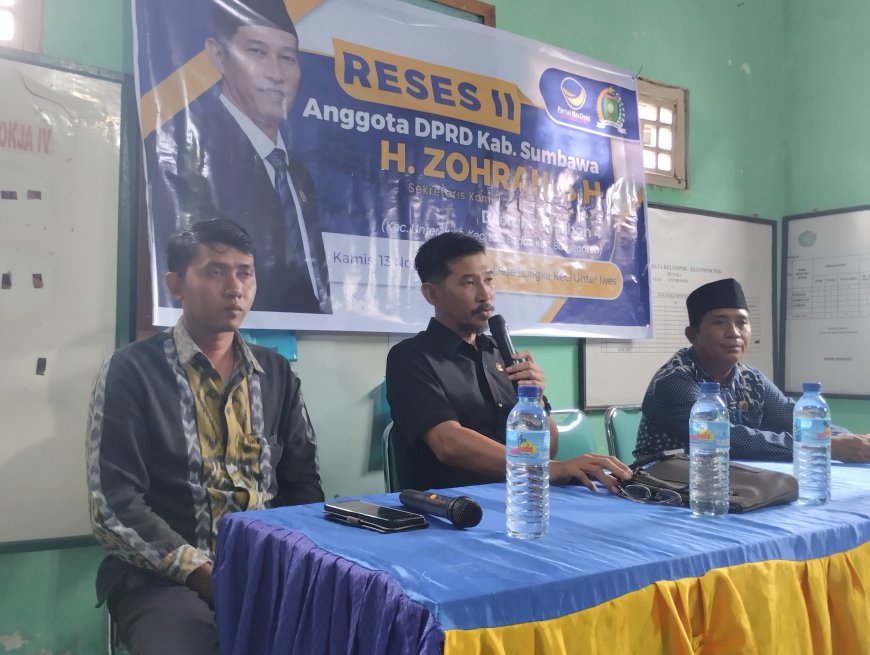 Infrastruktur dan Pendidikan Dominasi Aspirasi Warga Pungka dalam Reses H. Zohran, SH.