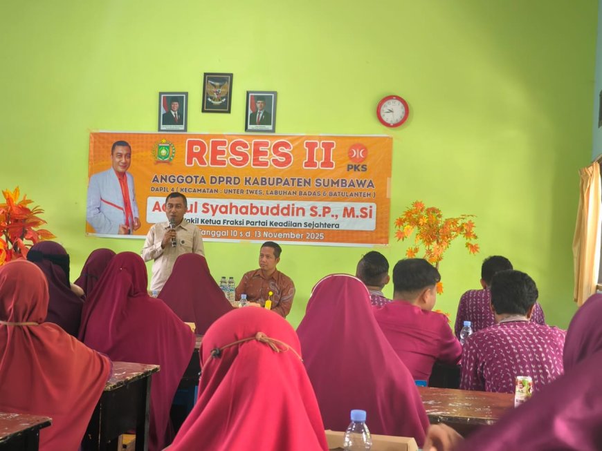 Reses II Adizul Syahabudin Fraksi PKS: Fasilitas Pendidikan dan Peningkatan Ekonomi Masyarakat Jadi Fokus Utama