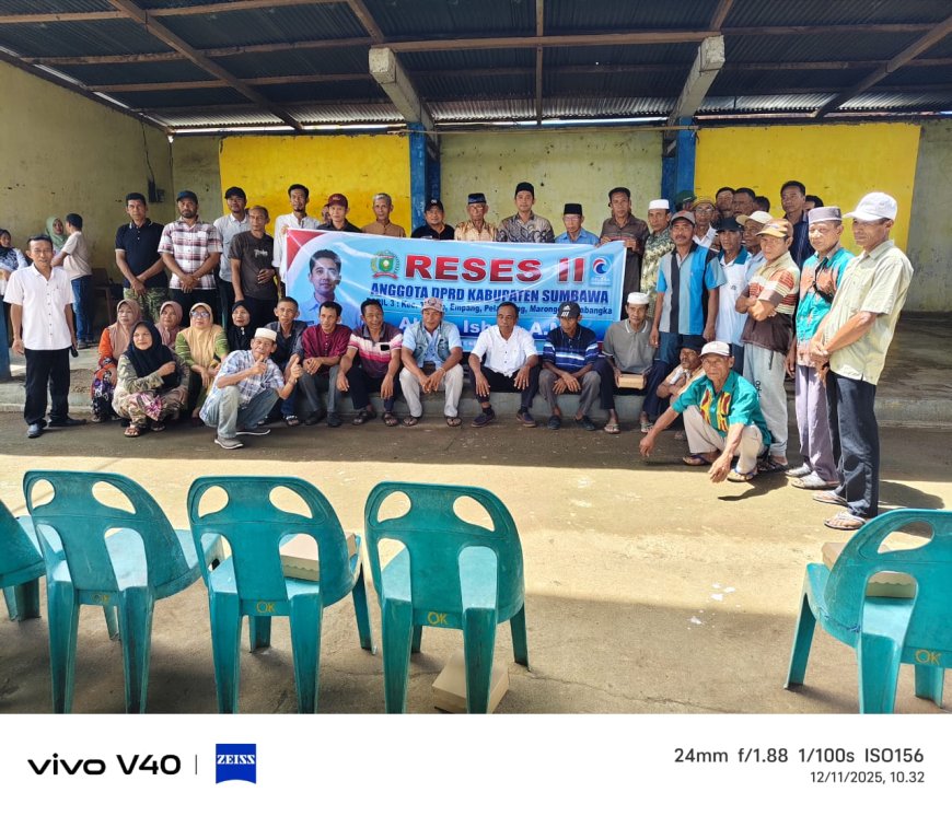 Abron Ishak Fraksi Gelora Serap Aspirasi Jalan Rusak, Normalisasi Sungai, Hingga Kredit Usaha Saat Reses  II