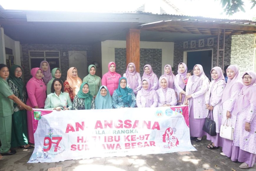 Anjangsana Hari Ibu: Sentuhan Kasih TP PKK Sumbawa kepada Pelopor Perempuan dan Anak Berkebutuhan Khusus