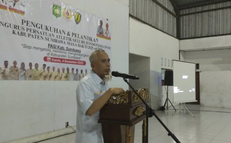 Emas Sumbawa Harus Mendunia: Ketua PASI NTB Titip Amanah "Pembinaan Masif" Pasca-Pengukuhan Pengurus Kabupaten