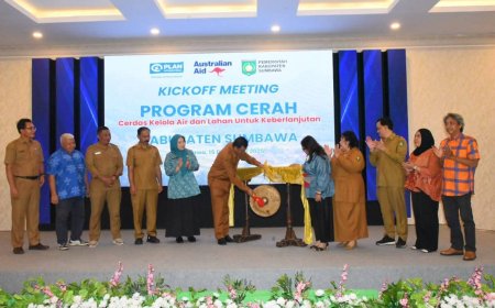 Bupati Sumbawa Buka Kickoff Meeting Program CERAH: Strategi Adaptif Kelola Air dan Lahan Berkelanjutan