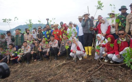 Komitmen Pemerintah Jaga Kelestarian Alam, Bupati Sumbawa Pimpin Penanaman Pohon Serentak