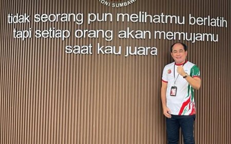 Ketua KONI Sumbawa Bangga, Abid Pradipta Berkontribusi Bawa Garuda Development Team Juara di Malaysia