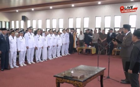 Lantik 132 Pejabat di Penghujung Tahun, Bupati Syarafuddin Jarot: Jabatan Bukan Hadiah, Tapi Pos Awal untuk Berlari Cepat