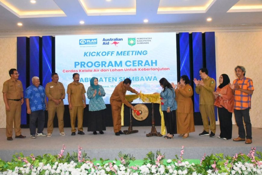 Bupati Sumbawa Buka Kickoff Meeting Program CERAH: Strategi Adaptif Kelola Air dan Lahan Berkelanjutan