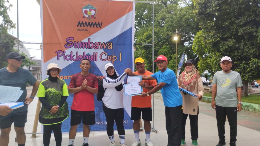 Semangat "Sportivitas Tanpa Batas", Sumbawa Pickleball Cup I Sukses Digelar