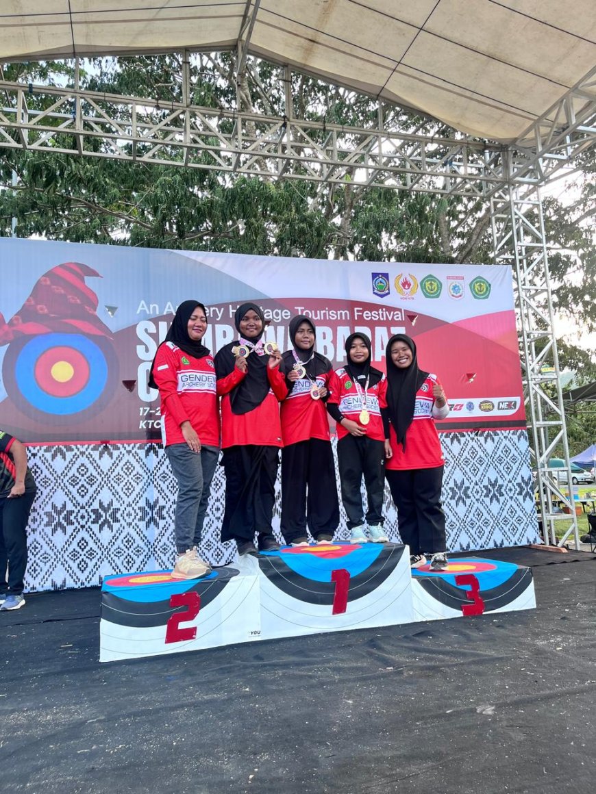 Hujani Medali di KTC Archery Stadium, Atlet PERPANI Sumbawa Berjaya di Sumbawa Barat Open 2025