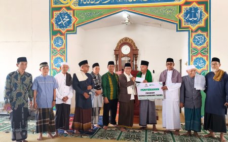 Membuka Lembaran Tahun 2026, BAZNAS Sumbawa Sosialisasi dan Salurkan Bantuan Sembako bagi Imam dan Marbot di Kecamatan Alas