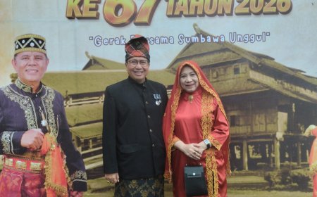 Kepala Dinas Perhubungan Kab Sumbawa H Rosihan ST mengucapkan Dirgahayu Kabupaten Sumbawa ke 67