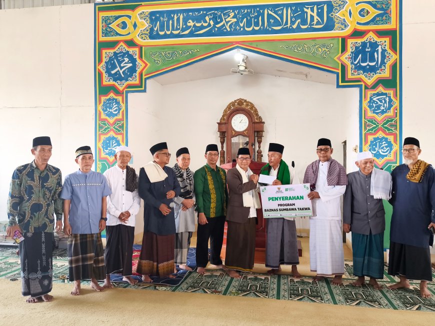 Membuka Lembaran Tahun 2026, BAZNAS Sumbawa Sosialisasi dan Salurkan Bantuan Sembako bagi Imam dan Marbot di Kecamatan Alas