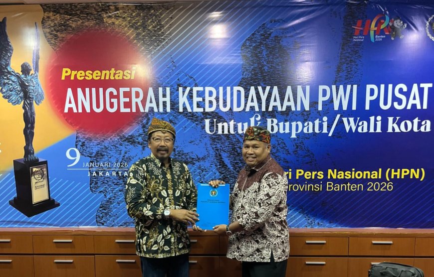 Resmi, Mohan Roliskana Raih Anugerah Kebudayaan PWI 2026