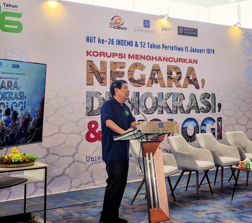 Peringatan Malari 1974 dan HUT INDEMO ke 26 :  Saat Sejarah Menagih Etika dalam Bernegara