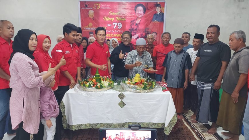 DPC PDI Perjuangan Lombok Timur Rayakan HUT ke-79 Megawati Soekarnoputri, Resmikan Musholla untuk Rakyat
