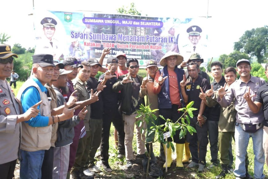 Bupati Sumbawa: Penanaman Pohon, Ikhtiar Wujudkan Hutan Lestari dan Penjagaan Mata Air