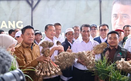 Mentan Tetapkan NTB sebagai Sentra Bawang Putih, Gubernur Berkomitmen Jadikan NTB Pilar Ketahanan Pangan Nasional