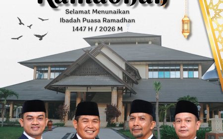 Pimpinan dan Anggota DPRD Kabupaten Sumbawa mengucapkan Marhaban Yaa Ramadhan 1447 H