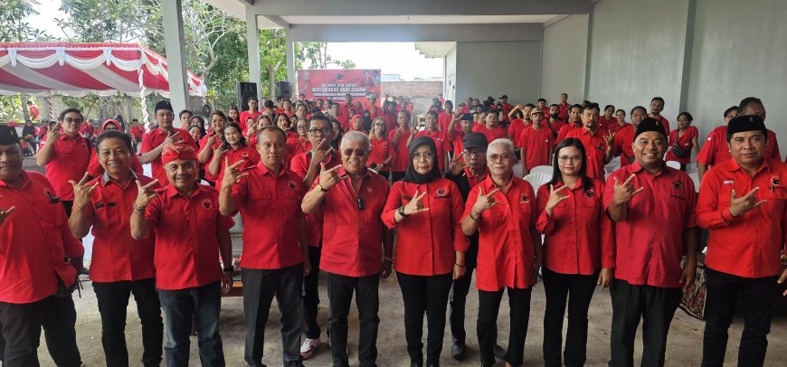 Dari Ideologi ke Akar Rumput: Rachmat Hidayat Buka Musancab PDI Perjuangan Kota Mataram