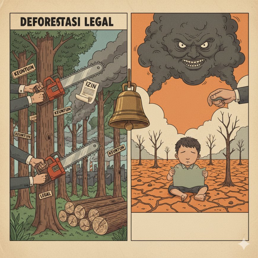 Deforestasi Legal: Kita Sedang Memakan Masa Depan Mereka